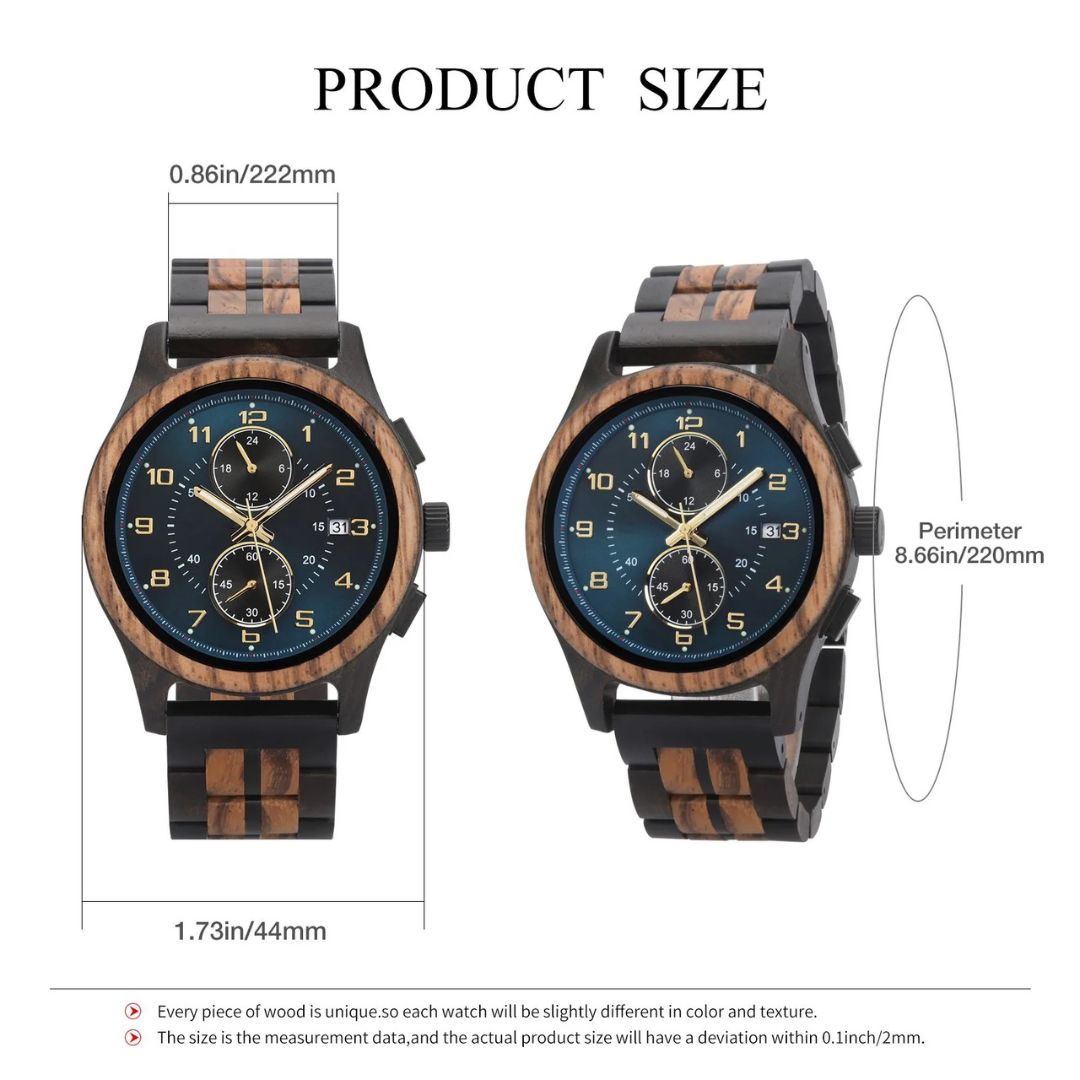Raven - Wooden Watch